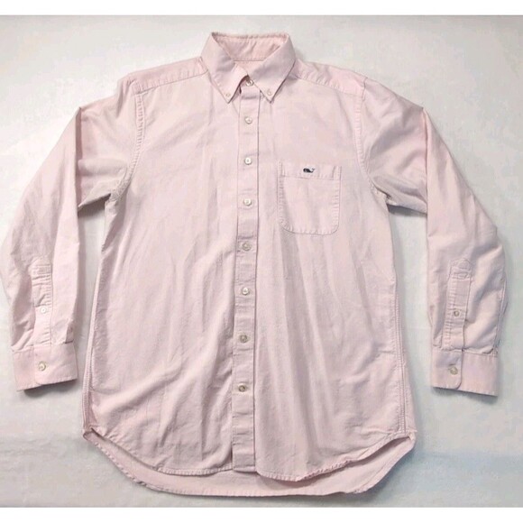 Vineyard Vines Other - Vineyard Vines by Shep & Ian Shirt Mens Pink Medium Slim Fit Tucker Button Front